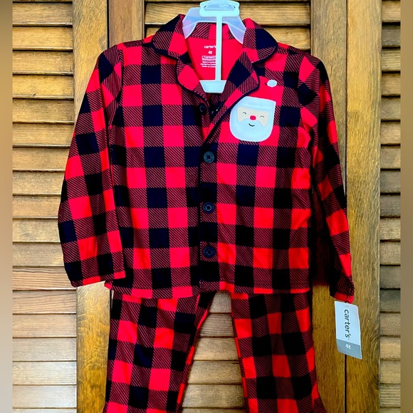 Carter's Other - NWT 4T Unisex Santa Pajamas